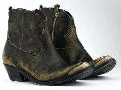 GOLDEN GOOSE YOUNG BOOT BLACK/TOBACCO -Modeboetiek Schoenenwinkel 42929 2
