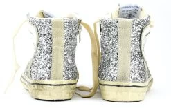 GOLDEN GOOSE SLIDE SILVER/WHITE -Modeboetiek Schoenenwinkel 42931 3