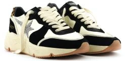 GOLDEN GOOSE RUNIING WHITE BLACK SWAROVSKI -Modeboetiek Schoenenwinkel 42985 2