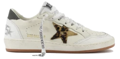 GOLDEN GOOSE BALL STAR WHITE BEIGE -Modeboetiek Schoenenwinkel 43087