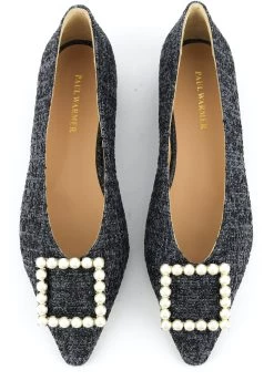PAUL WARMER LE CARRE BALLERINA BOUCLE BLACK -Modeboetiek Schoenenwinkel 43192 6