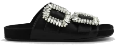 TORAL BAQUETTE JEWEL SANDAL BLACK -Modeboetiek Schoenenwinkel 43226