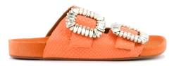 TORAL BAQUETTE JEWEL SANDAL ORANGE -Modeboetiek Schoenenwinkel 43228