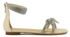 LOLA CRUZ X PAULWARMER JANNE SANDAL OFF-WHITE