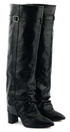 TORAL X PAULWARMER FABULOUS FOLD BLACK SNAKE -Modeboetiek Schoenenwinkel 43304 2