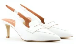 PAULWARMER BARBRA SLINGBACK WHITE -Modeboetiek Schoenenwinkel 43417 2