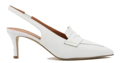 PAULWARMER BARBRA SLINGBACK WHITE -Modeboetiek Schoenenwinkel 43417