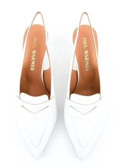 PAULWARMER BARBRA SLINGBACK WHITE -Modeboetiek Schoenenwinkel 43417 5