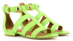 PAUL WARMER ROMAN SANDAL ACID GREEN