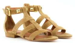 PAUL WARMER ROMAN SANDAL CAMEL SUEDE -Modeboetiek Schoenenwinkel 43436 2