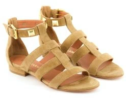 PAUL WARMER ROMAN SANDAL CAMEL SUEDE -Modeboetiek Schoenenwinkel 43436 3