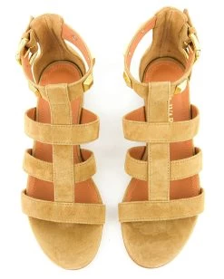 PAUL WARMER ROMAN SANDAL CAMEL SUEDE -Modeboetiek Schoenenwinkel 43436 6