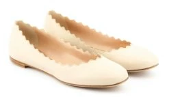 Chloé CHLOE LAUREN BALLERINA PEARL GREY -Modeboetiek Schoenenwinkel 43442 3