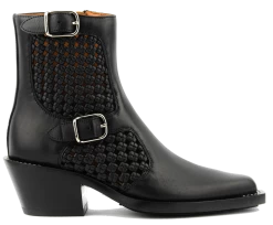 Chloé CHLOE WESTERN ANKLE BOOT BLACK -Modeboetiek Schoenenwinkel 43444