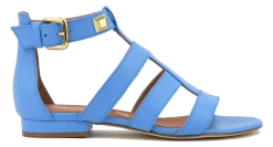 PAUL WARMER ROMAN SANDAL BLUE -Modeboetiek Schoenenwinkel 43447
