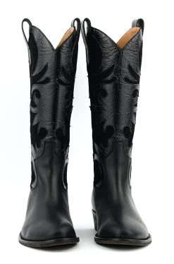 PAUL WARMER WESTERN BLACK -Modeboetiek Schoenenwinkel 43448 3