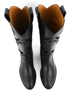 PAUL WARMER WESTERN BLACK -Modeboetiek Schoenenwinkel 43448 5