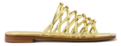 PAUL WARMER KNITTED KNOT SANDAL GOLD