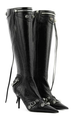BALENCIAGA CAGOLE LONGBOOT BLACK -Modeboetiek Schoenenwinkel 43507 2