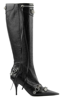 BALENCIAGA CAGOLE LONGBOOT BLACK -Modeboetiek Schoenenwinkel 43507