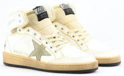 GOLDEN GOOSE SKY STAR WHITE TAUPE