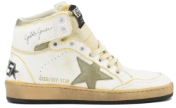 GOLDEN GOOSE SKY STAR WHITE TAUPE -Modeboetiek Schoenenwinkel 43545