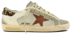 GOLDEN GOOSE SUPER STAR SILVER WHITE ECRU