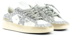 GOLDEN GOOSE STARDAN WHITE SILVER GLITTER -Modeboetiek Schoenenwinkel 43548 2