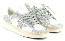 GOLDEN GOOSE STARDAN WHITE SILVER GLITTER -Modeboetiek Schoenenwinkel 43548 3