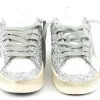 GOLDEN GOOSE STARDAN WHITE SILVER GLITTER