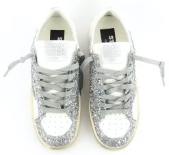GOLDEN GOOSE STARDAN WHITE SILVER GLITTER -Modeboetiek Schoenenwinkel 43548 6