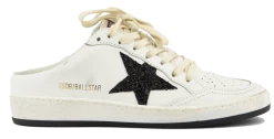 GOLDEN GOOSE BALLSTAR SABOT WHITE BLACK -Modeboetiek Schoenenwinkel 43551