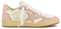 GOLDEN GOOSE BALLSTAR WHITE PINK -Modeboetiek Schoenenwinkel 43554