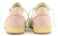 GOLDEN GOOSE BALLSTAR WHITE PINK -Modeboetiek Schoenenwinkel 43554 4