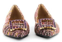PAUL WARMER CARRE BALLERINA MULTICOLOR BOUCLE -Modeboetiek Schoenenwinkel 43578 3