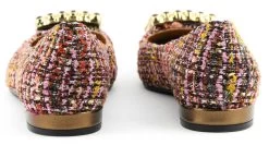 PAUL WARMER CARRE BALLERINA MULTICOLOR BOUCLE -Modeboetiek Schoenenwinkel 43578 6