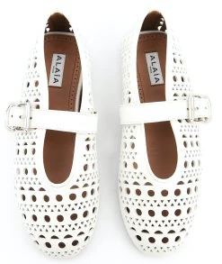 ALAIA BALLERINA WHITE -Modeboetiek Schoenenwinkel 43599 4