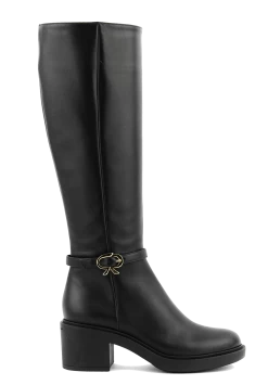 GIANVITO ROSSI RIBBON DUMONT LONG BOOT BLACK -Modeboetiek Schoenenwinkel 43606