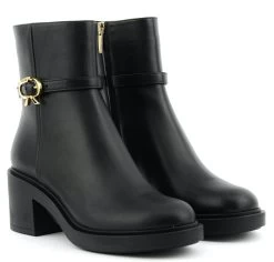 GIANVITO ROSSI RIBBON DUMONT BOOTIE BLACK -Modeboetiek Schoenenwinkel 43607 2