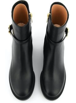 GIANVITO ROSSI RIBBON DUMONT BOOTIE BLACK -Modeboetiek Schoenenwinkel 43607 4