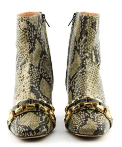 ROBERTO FESTA AVILA BOOTIE SQUARE CHAIN SNAKE -Modeboetiek Schoenenwinkel 43613 3