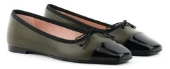 PRETTY BALLERINA CAMILLE KAKI BLACK -Modeboetiek Schoenenwinkel 43653 2