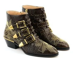 Chloé CHLOE SUSANNA BOOT BROWN CROC -Modeboetiek Schoenenwinkel 43690 3