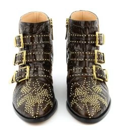 Chloé CHLOE SUSANNA BOOT BROWN CROC -Modeboetiek Schoenenwinkel 43690 6