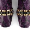 ROBERTO FESTA AVILA SQUARE BOOTIE CHAIN PURPLE