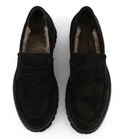 PAUL WARMER ALICIA LOAFER SHEARLING BLACK -Modeboetiek Schoenenwinkel 43741 6
