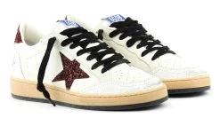 GOLDEN GOOSE BALL STAR WHITE BORDO -Modeboetiek Schoenenwinkel 43776 2