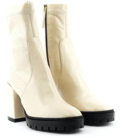 PAUL WARMER TESS PATENT STRETCH BOOT OFF WHITE -Modeboetiek Schoenenwinkel 43803 2