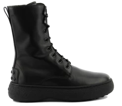 TOD'S W.G LACE UP BOOT BLACK