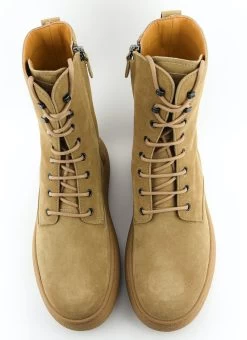 TOD'S W G LACE UP BOOT BEIGE